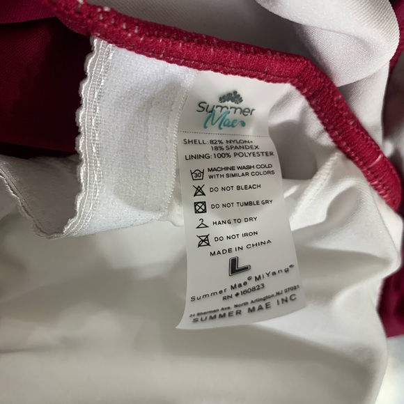 Summer Mae Maroon One Piece Swimsuit - Picture 4 of 5